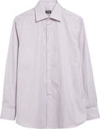 ZEGNA Centoventimila Minicheck Button-Up Shirt