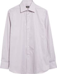 ZEGNA Centoventimila Minicheck Button-Up Shirt