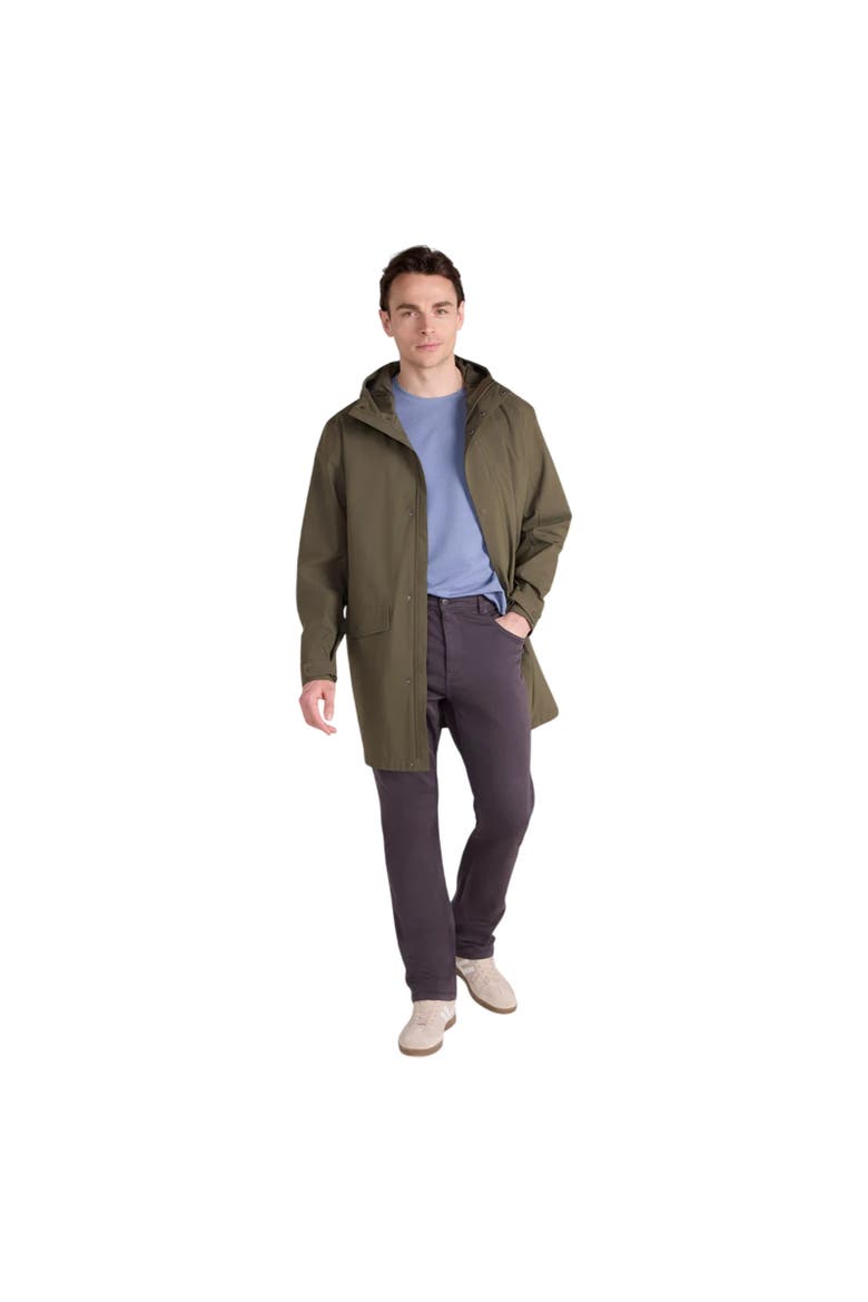 Hyde Long Waterproof Jacket, Alternate, color, Khaki Green