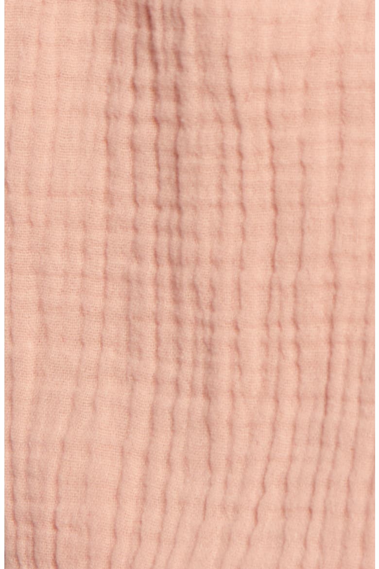 Cotton Gauze Top, Alternate, color, PEACH PAPAYA
