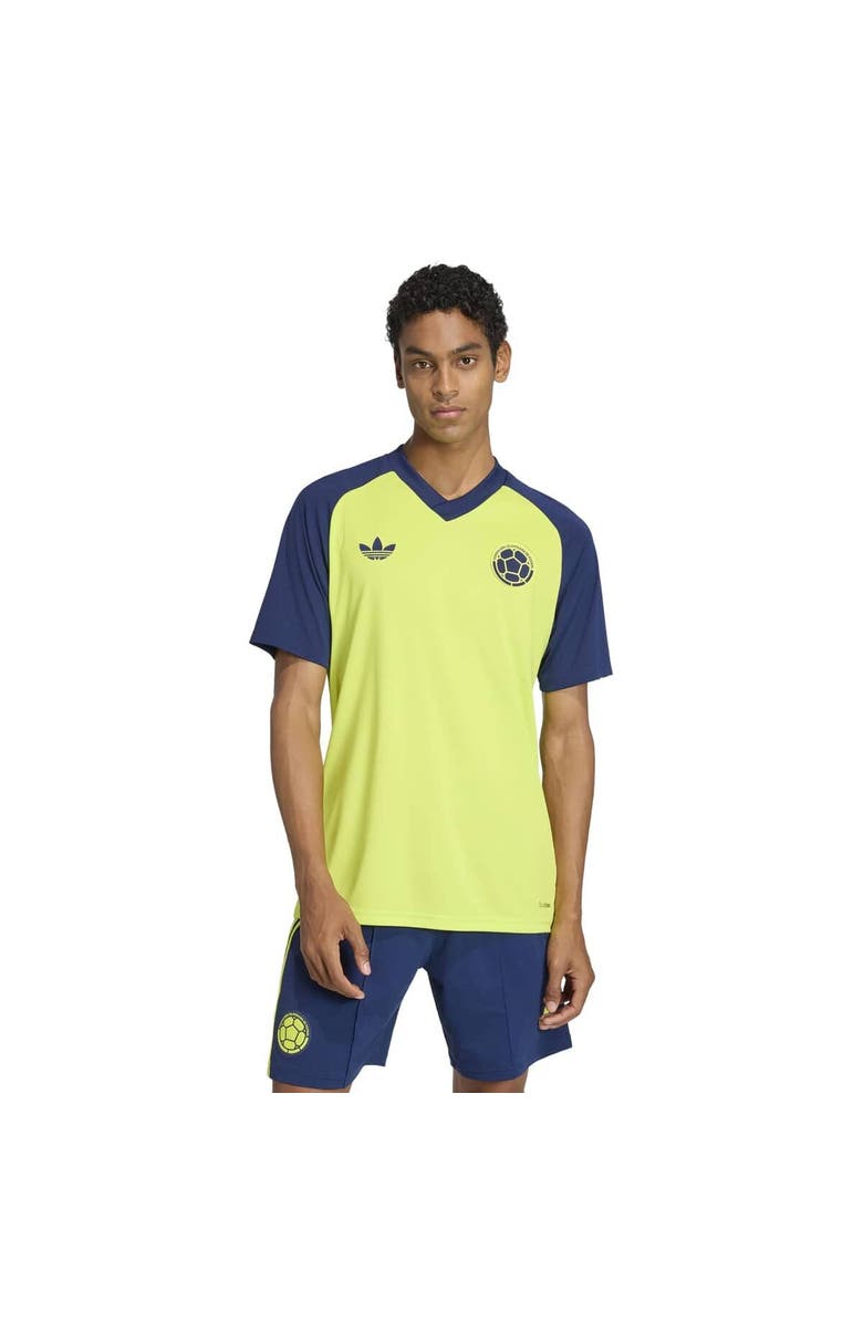 adidas Men's adidas Yellow Colombia National Team 2026 Pre-Match Top, Main, color, Yellow
