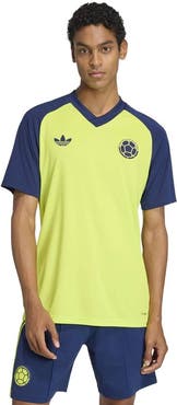adidas Men's adidas Yellow Colombia National Team 2026 Pre-Match Top