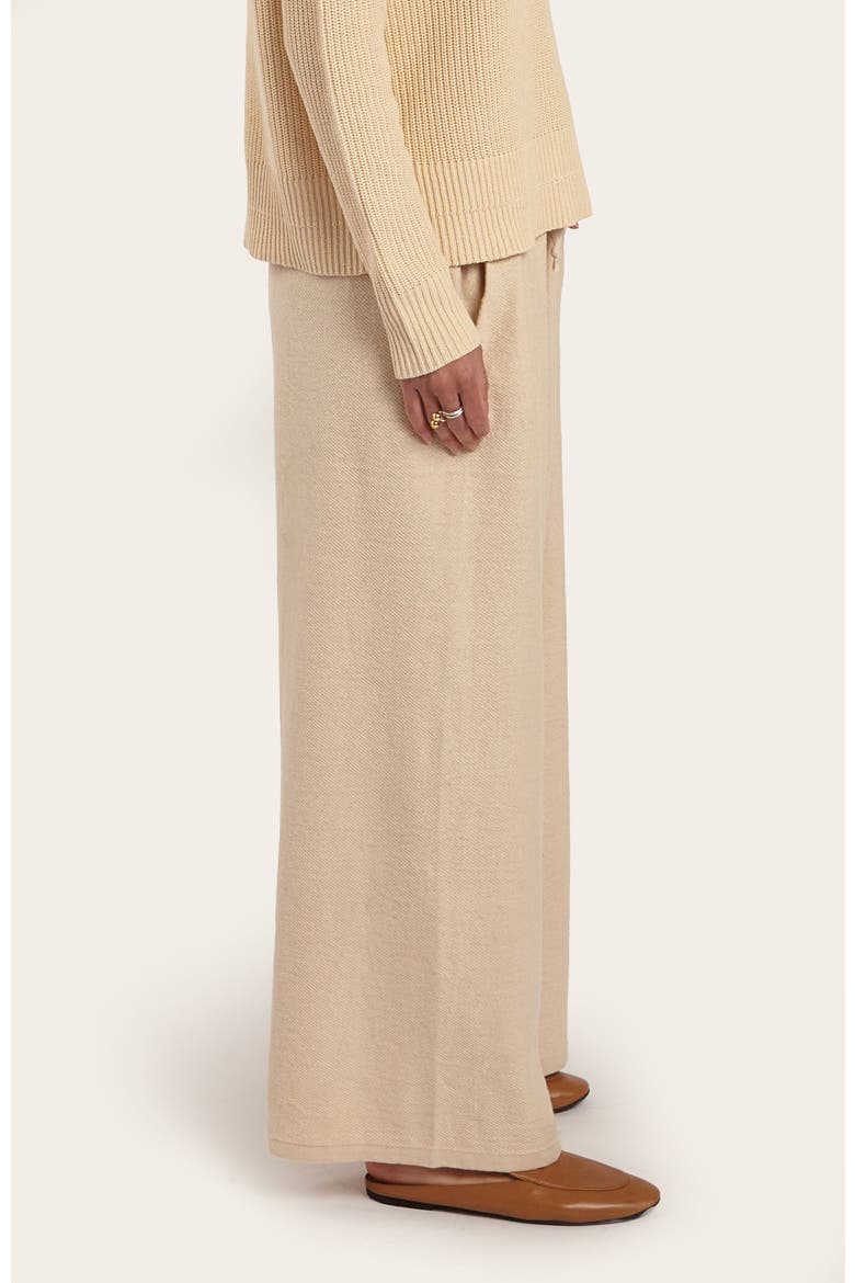 Mizu Wide Leg Pants, Alternate, color, Crème