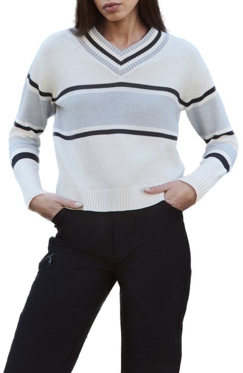 Raquel Stripe Organic Cotton Sweater