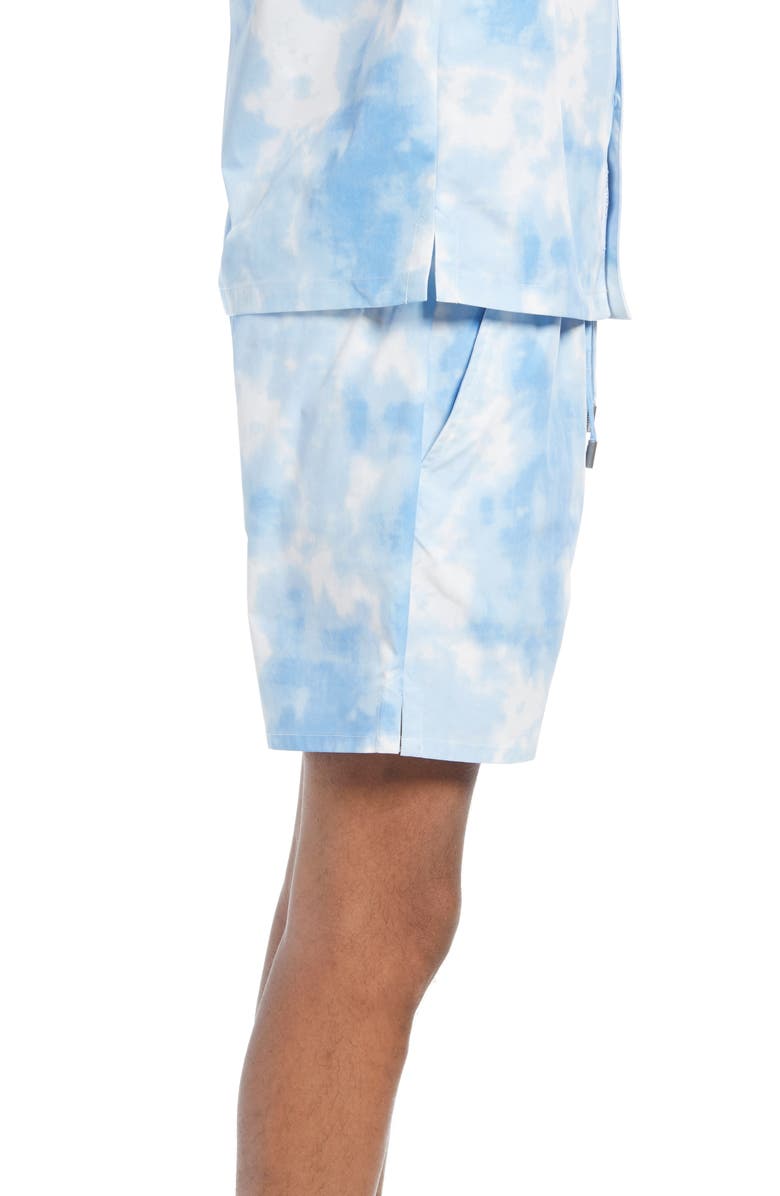 Native Youth Watercolor Shorts, Alternate, color,