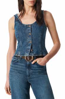 rag & bone Poppy Denim Vest