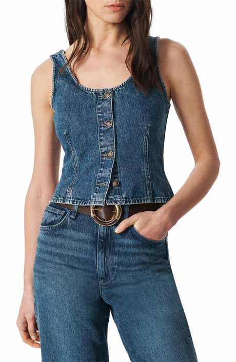 rag & bone Poppy Denim Vest