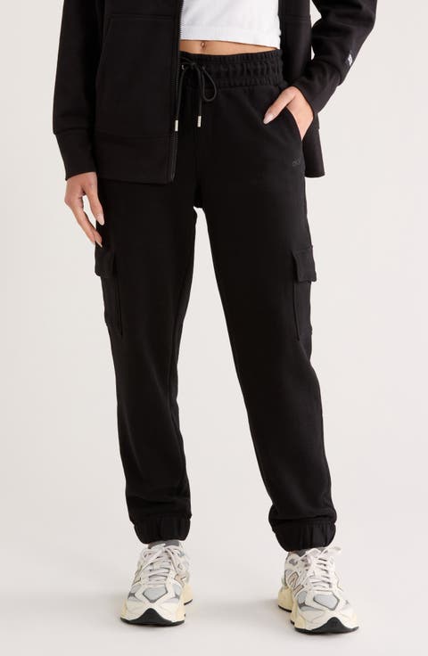 Embroidered Logo Slim Fit Cargo Joggers