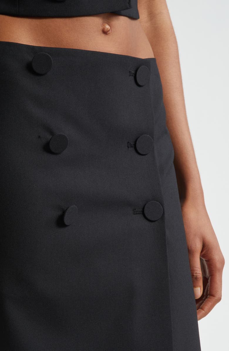 L'AGENCE Febe Tuxedo Pencil Skirt, Alternate, color, Black