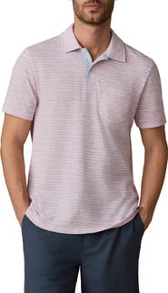 Faherty Breeze Striped Polo