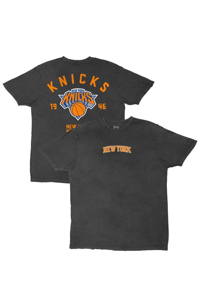 Stadium Essentials Men's Stadium Essentials Charcoal New York Knicks Get Back Oversized Vintage T-Shirt, Main, color, Charcoal