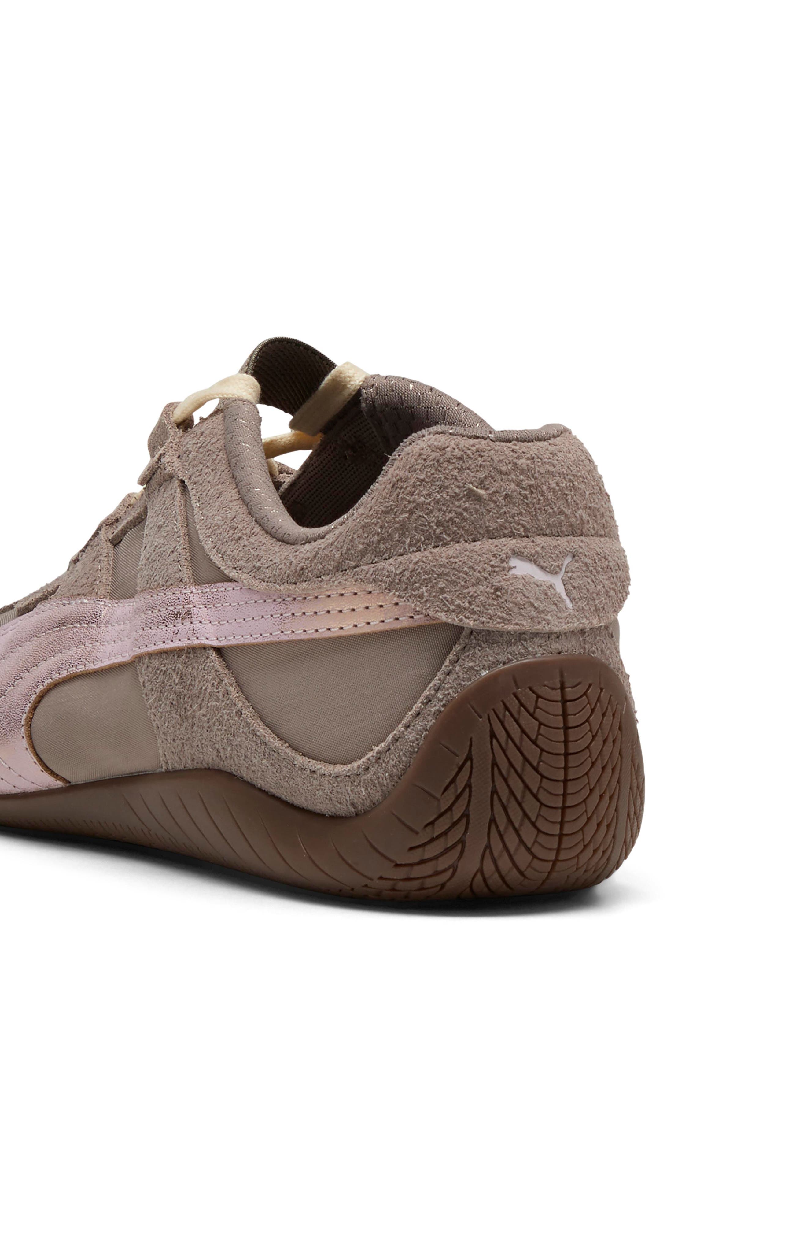 Speedcat Go Brushed Luxe Sneaker, Alternate, color, MOUSE GRAY/ POWDER PINK