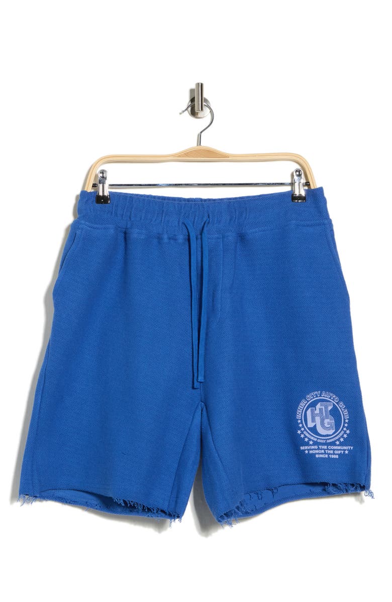 HONOR THE GIFT Race Herringbone Shorts, Main, color, Blue