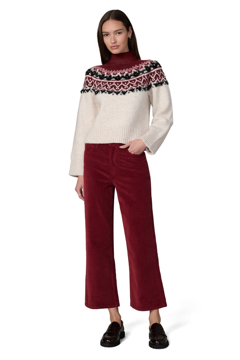 Celeste Fair Isle Sweater, Alternate, color, SYRAH MULTI FAIR I