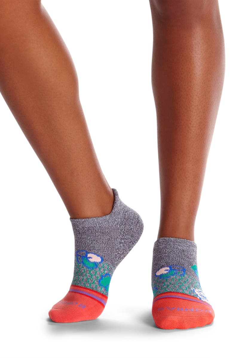 Bombas Floral Tab Ankle Socks, Alternate, color,