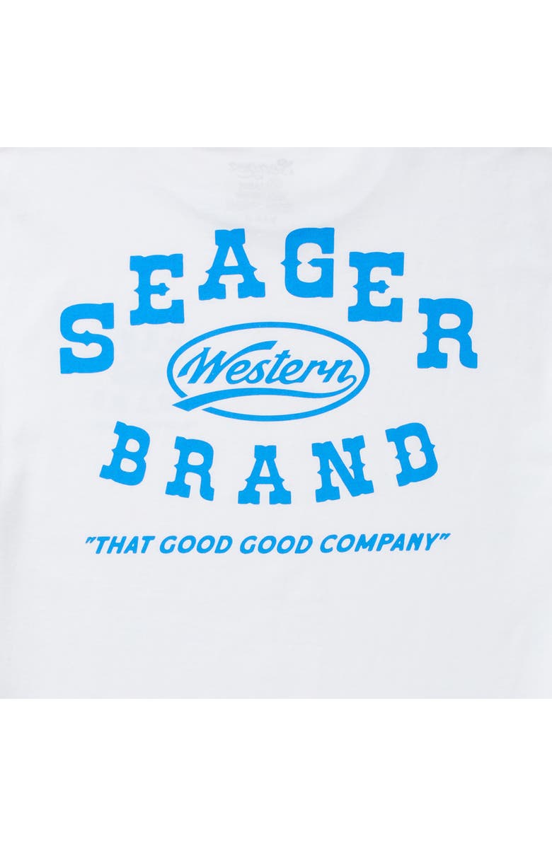 Seager Co Saloon Cotton Graphic T-Shirt, Alternate, color, White