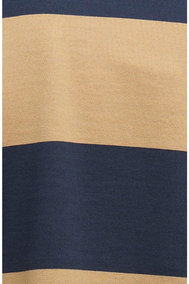 Broome Stripe Cotton Rugby Shirt, Alternate, color, NAVY/ TRENCH