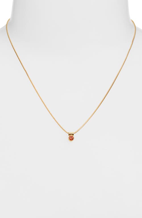 Set & Stones Ellie Birthstone Pendant Necklace In Gold