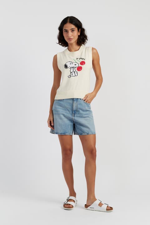 Cotton Snoopy Cherry Tank
