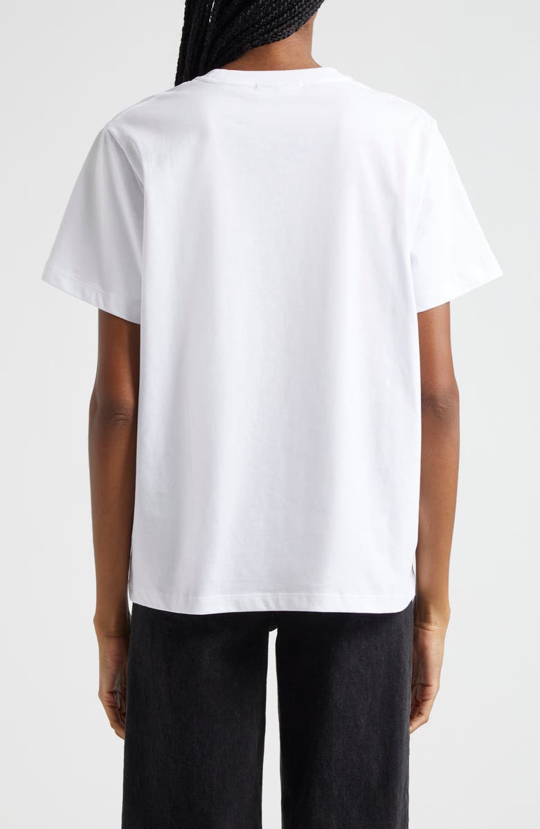 Ganni Bunny Organic Cotton Graphic T-Shirt, Alternate, color, 