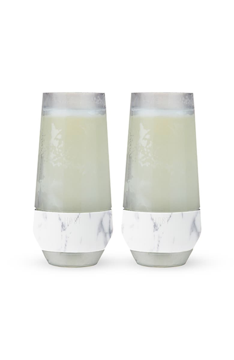 HOST Champagne FREEZE Cooling Cup Set of 2, Main, color, Marble