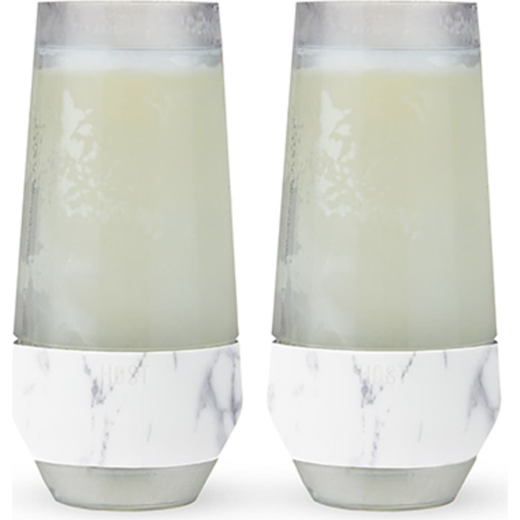 HOST Champagne FREEZE Cooling Cup Set of 2 in Marble  product