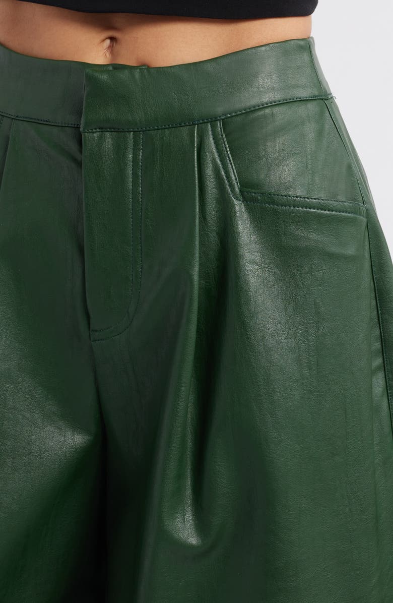 Mistress Rocks Wide Leg Faux Leather Pants, Alternate, color, 