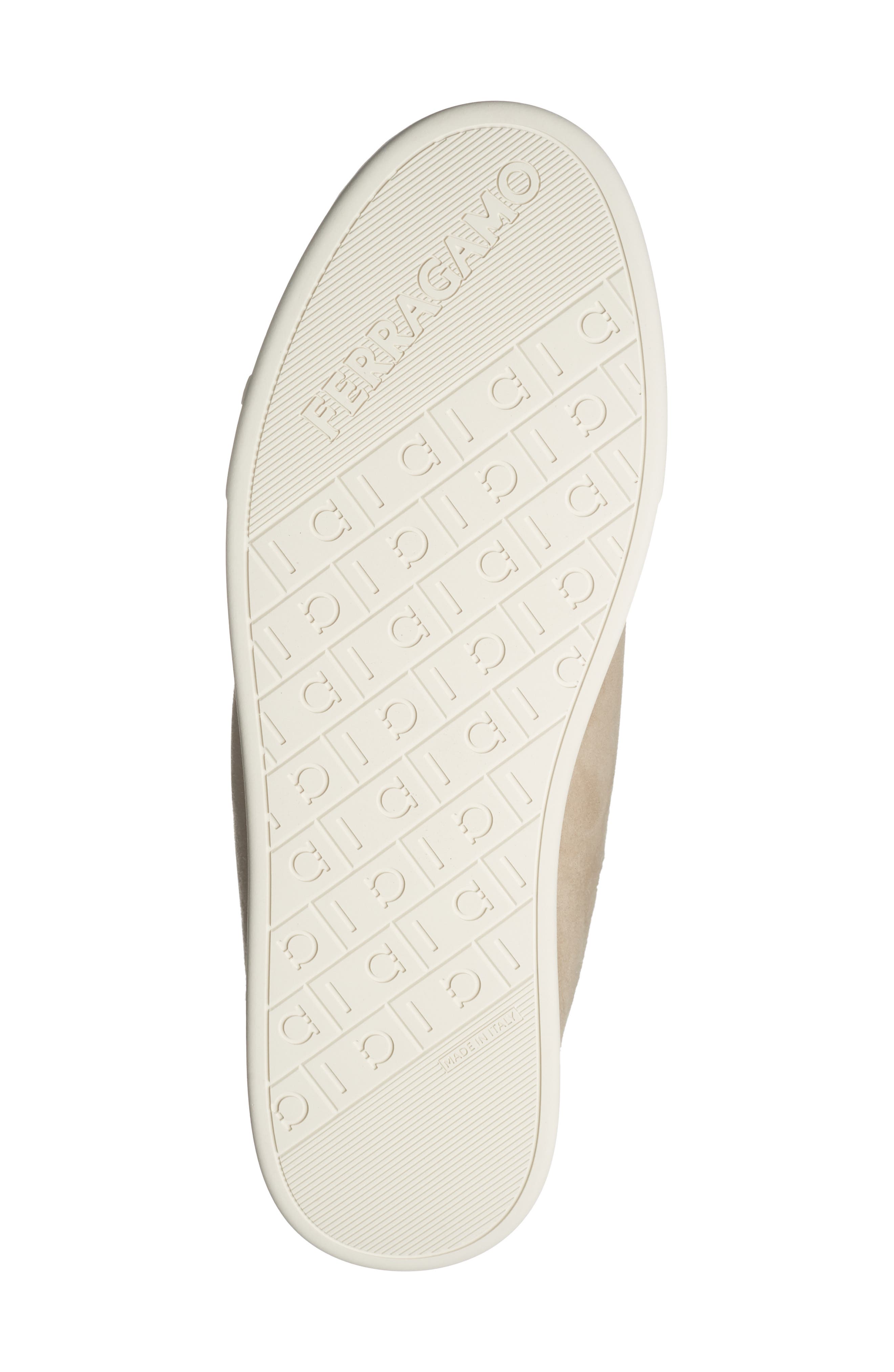 FERRAGAMO Thea Low Top Sneaker, Alternate, color, Merinillo Velour Do Mascarpone