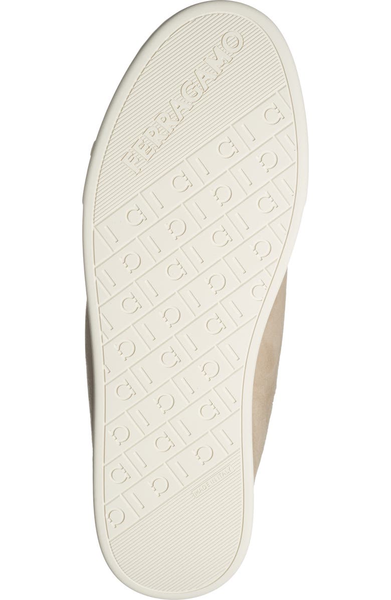 FERRAGAMO Thea Low Top Sneaker, Alternate, color, Merinillo Velour Do Mascarpone