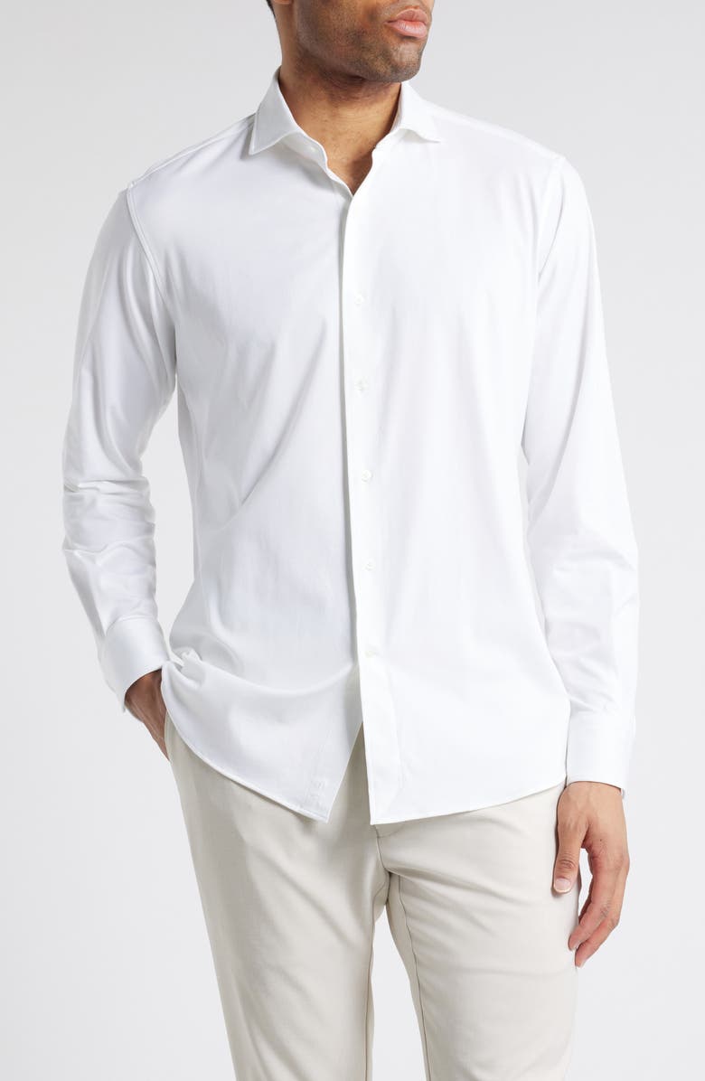 Peter Millar Crown Crafted Excursionist Flex Button-Up Shirt, Main, color, 