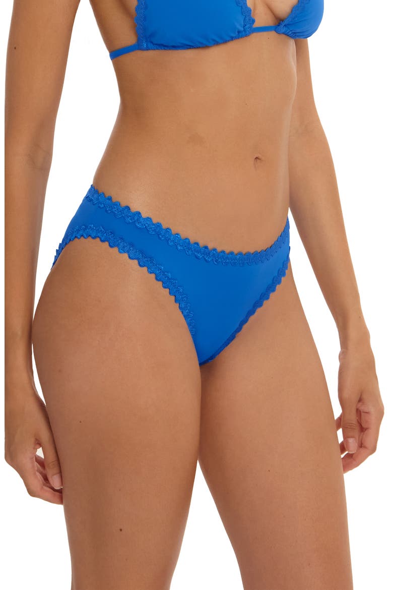 Bella Hipster Bikini Bottoms, Alternate, color, TRUE BLUE