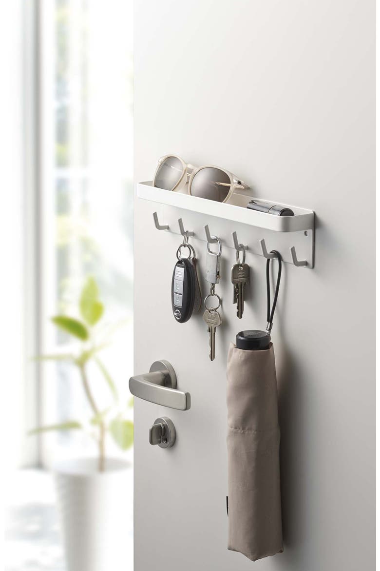 Magnetic Key Rack, Alternate, color, WHITE