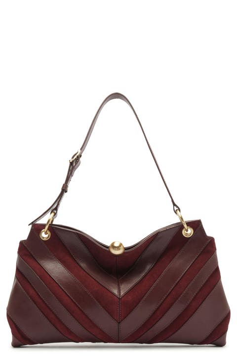 Aurora Medium Leather Shoulder Bag