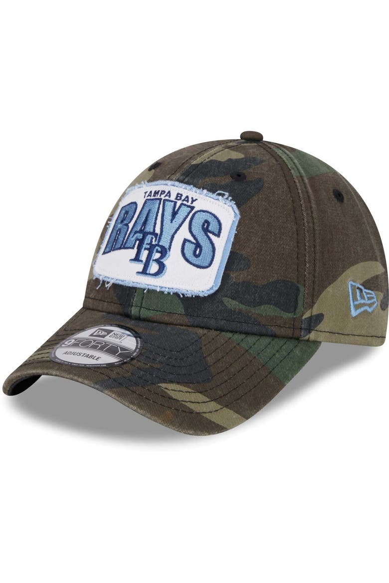 Men's New Era Camo Tampa Bay Rays Gameday 9FORTY Adjustable Hat, Main, color, Camo
