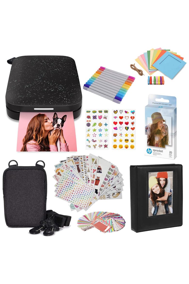 Sprocket 2x3 Instant Printer Bundle, Main, color, Black