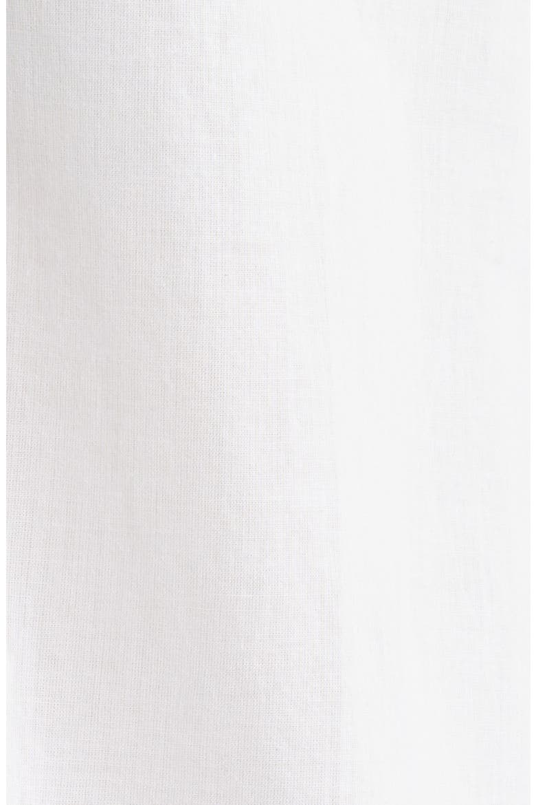 Ruffle Cotton Shirt, Alternate, color, PAPER WHITE