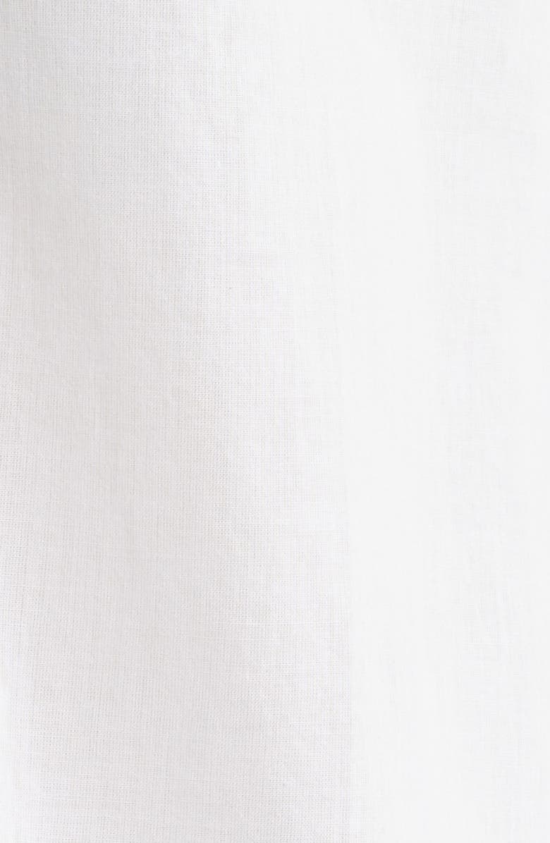 NIC+ZOE Ruffle Cotton Shirt, Alternate, color, Paper White