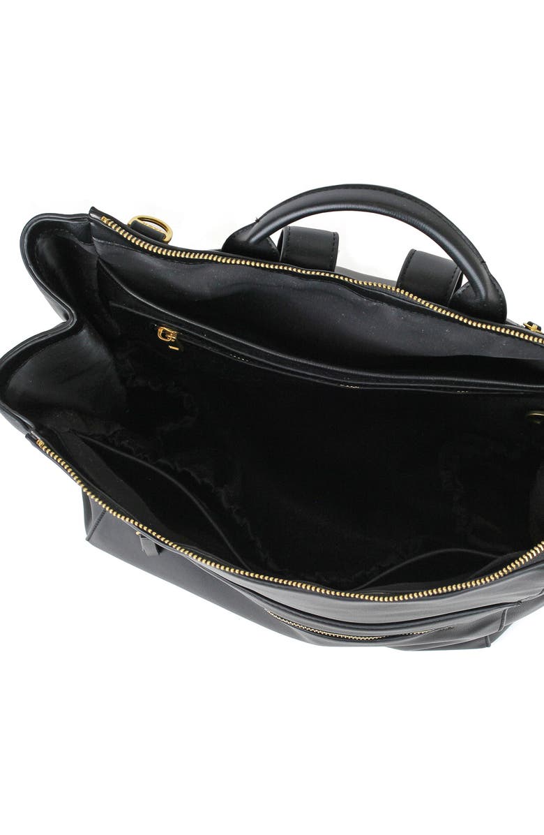 Fawn Design Faux Leather Diaper Bag, Alternate, color,