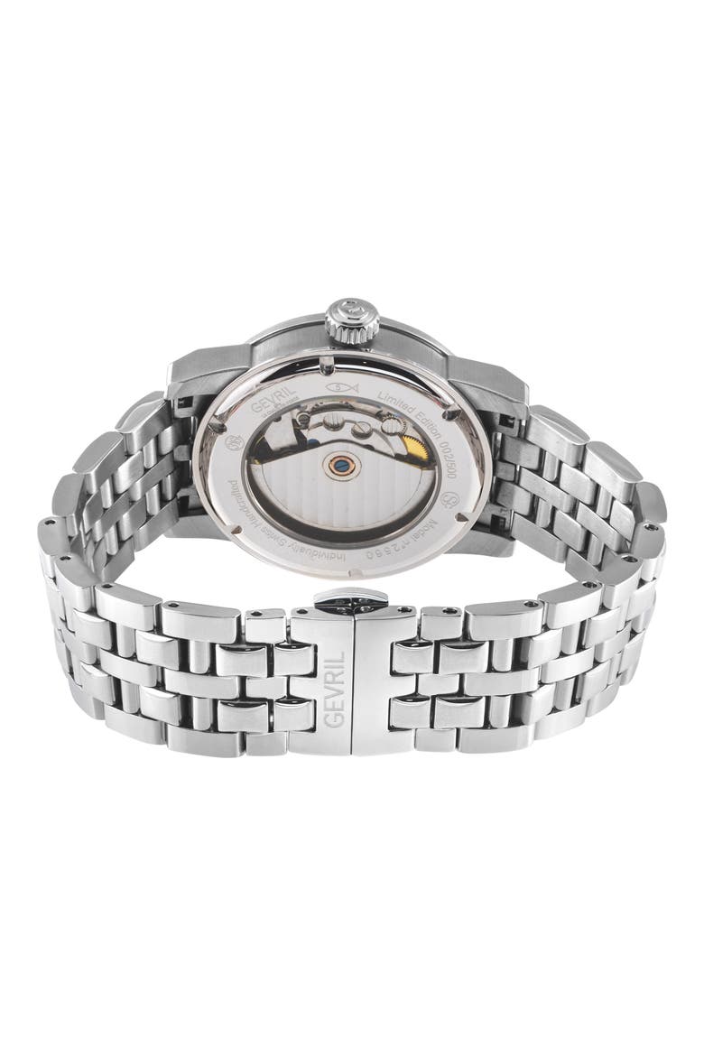 Madison Automatic Bracelet Watch, 39mm, Alternate, color, SILVER