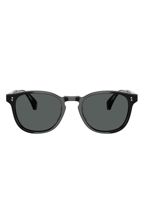 51mm Polarized Round Sunglasses