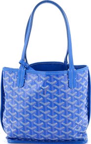 Pre-Owned Goyard Anjou Reversible Tote Coated Canvas Mini