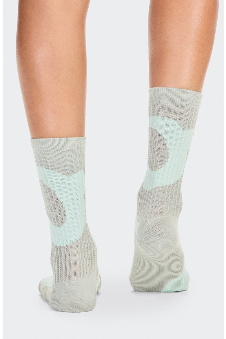 Liquid Logo High 2-Pack Socks, Alternate, color, IVORY/ TIN