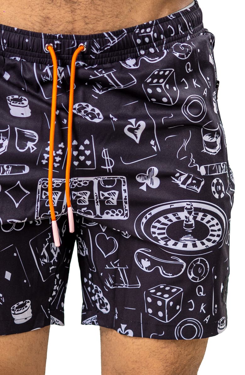 Maceoo Marthyr Swim Trunks, Alternate, color, Black