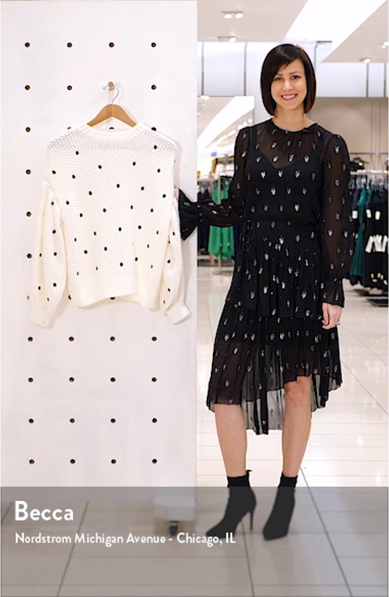 Spot Embroidered Sweater, sales video thumbnail