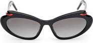 Christian Louboutin 56mm Geometric Sunglasses