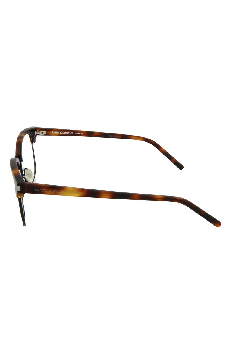 Saint Laurent 52mm Round/Oval Optical Frames, Alternate, color,