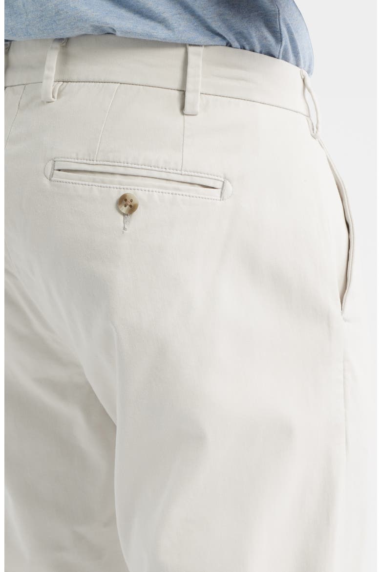 Flat Front Signature Sateen Dress Pants, Alternate, color, STONE