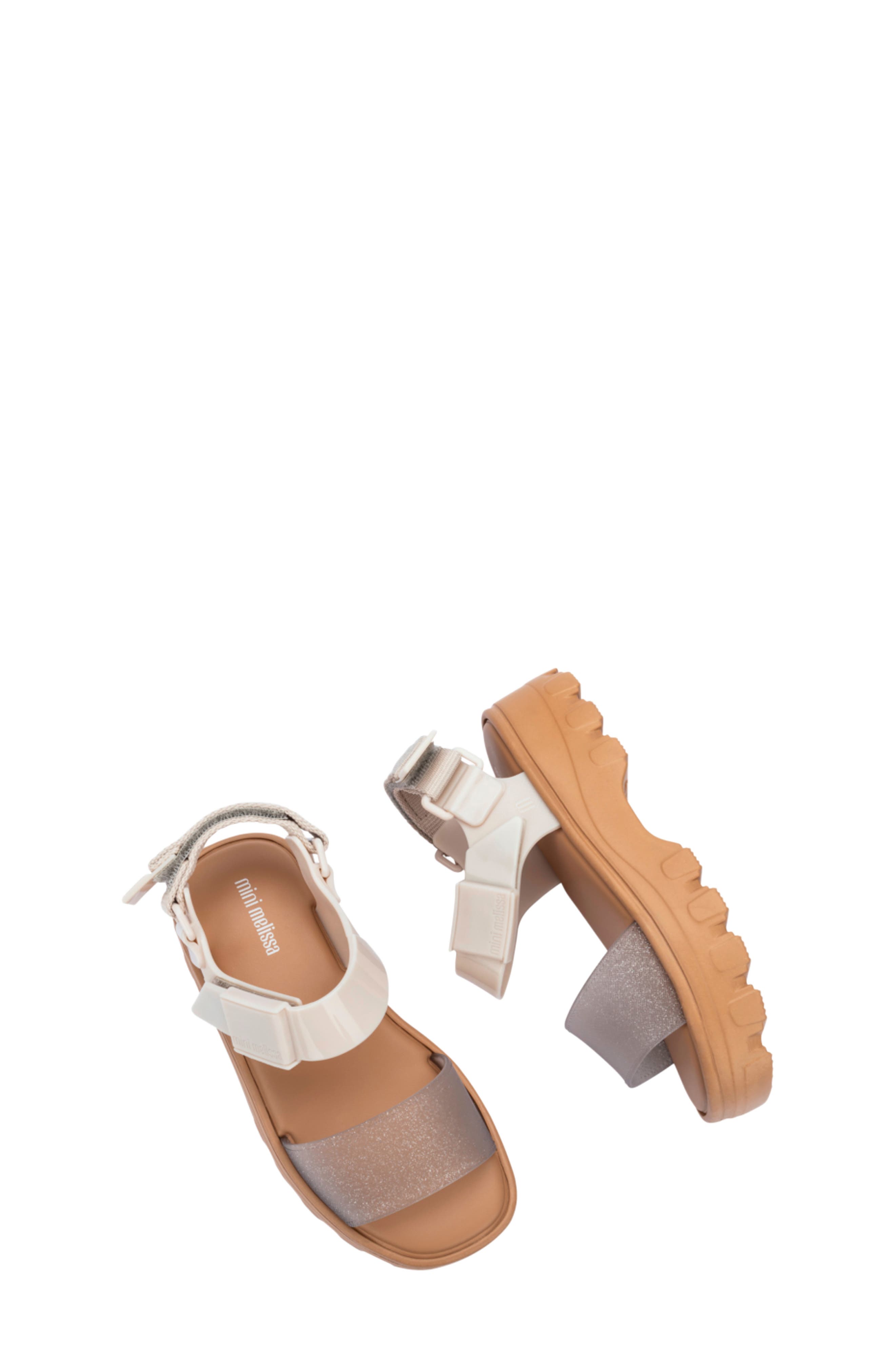 Kids' Kick Off Platform Sandal, Alternate, color, BEIGE