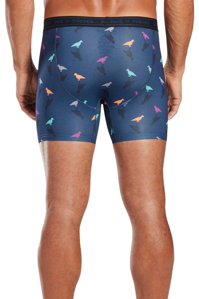 4-Way Performance Boxer Briefs, Alternate, color, NAVY PINK