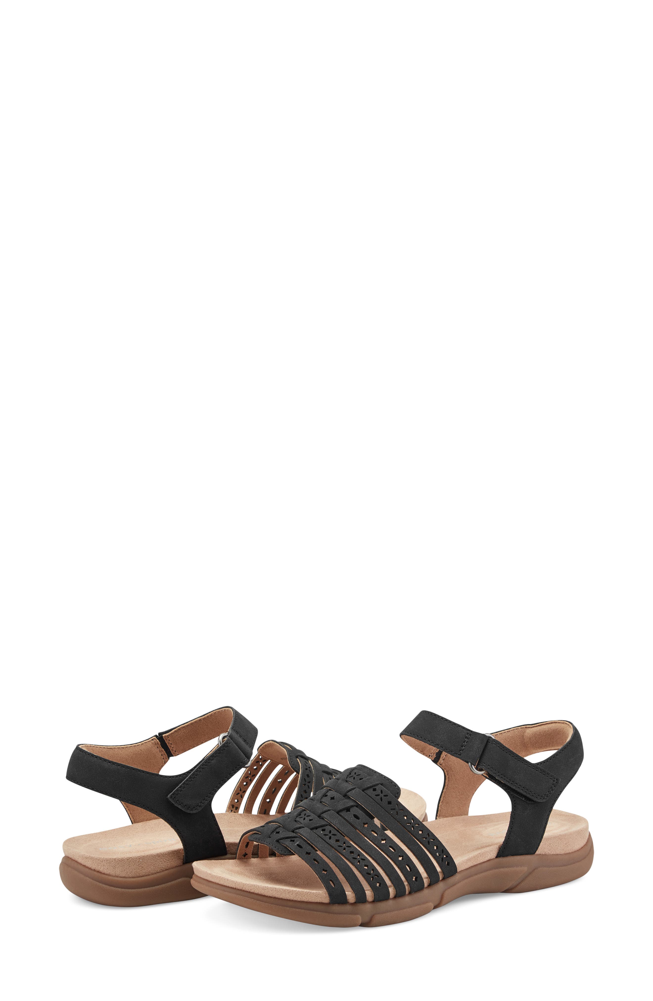 Easy Spirit Mandie Sandal, Alternate, color, Black
